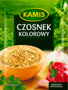 Kamis Czosnek kolorowy Mieszanka przyprawowa 20 g