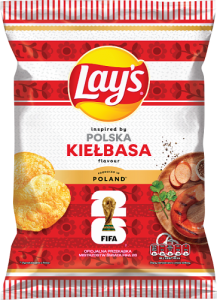 Lay's Chipsy ziemniaczane o smaku kiełbasy 130 g