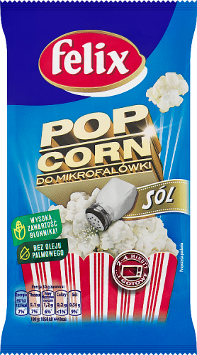 Felix Popcorn do mikrofalówki sól 90 g