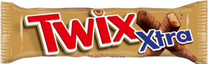 Twix Xtra Ciasteczka oblane karmelem i mleczną czekoladą 75 g (2 x 37,5 g)