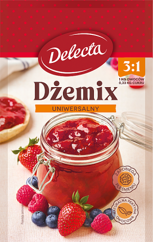 Delecta Mieszanka żelująca dżemix uniwersalny 3:1 30 g