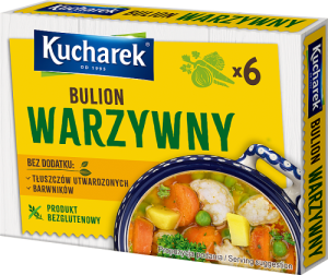 Kucharek Bulion warzywny 60 g (6 x 10 g)