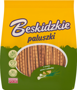 Beskidzkie Paluszki o smaku sera i cebulki 180 g
