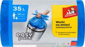 Jan Niezbędny Easy-Pack Worki na śmieci zawiązywane 35 l 30 sztuk