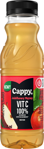 Cappy Nektar jabłkowy mętny 330 ml (plus KAUCJA)