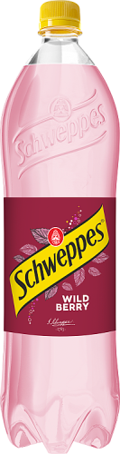 Schweppes Wild Berry Napój gazowany 1,35 l (plus KAUCJA)