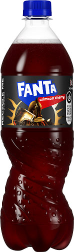 Fanta Napój gazowany o smaku jabłkowo-wiśniowym 850 ml (plus KAUCJA)
