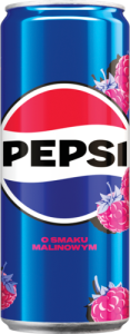 Pepsi-Cola Napój gazowany typu cola o smaku malinowym 330 ml (plus KAUCJA)