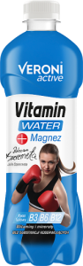 Veroni Active Vitamin Water Napój niegazowany o smaku limonki cytryny i pomarańczy 555 ml (plus KAUCJA)