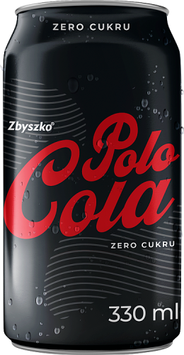 Zbyszko Polo Cola Zero cukru Napój gazowany o smaku cola 330 ml (plus KAUCJA)