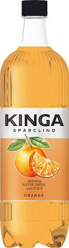 Kinga Sparclino Napój gazowany o smaku pomarańczowym 1 l (plus KAUCJA)