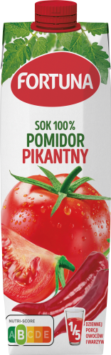 Fortuna Sok 100 % pomidor pikantny 1 l