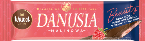 Wawel Danusia Miniczekolada z nadzieniem malinowym 39 g