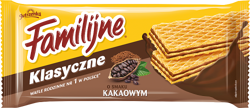 Familijne Klasyczne wafle kakaowe 180 g