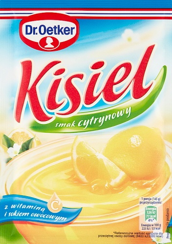 Dr. Oetker Kisiel smak cytrynowy 38 g