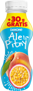 Danone Ale Pitny Produkt mleczny o smaku brzoskwinia-marakuja 300 g