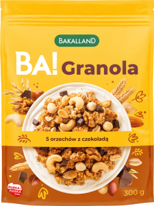 Bakalland Ba! Granola 5 orzechów z czekoladą 300 g