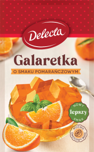 Delecta Galaretka o smaku pomarańczowym 70 g