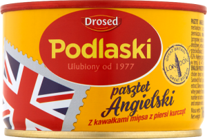 Drosed Podlaski Pasztet Angielski z kawałkami mięsa z piersi kurcząt 160 g