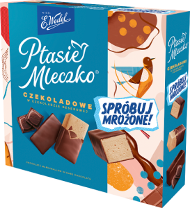 E. Wedel Ptasie mleczko czekoladowe w czekoladzie deserowej 340 g