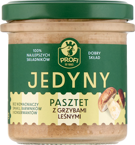 Profi Jedyny Pasztet z grzybami leśnymi 130 g