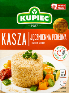 Kupiec Kasza jęczmienna perłowa 400 g (4 x 100 g)