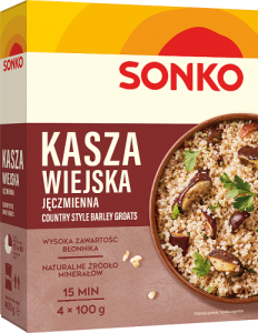 Sonko Kasza jęczmienna wiejska 400 g (4 x 100 g)
