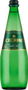 Cechini Muszyna Naturalna woda mineralna wysokozmineralizowana średnionasycona CO₂ 0,7 l