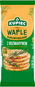 Kupiec Wafle kukurydziane z rozmarynem 105 g
