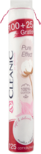 Cleanic Pure Effect Płatki kosmetyczne 125 sztuk