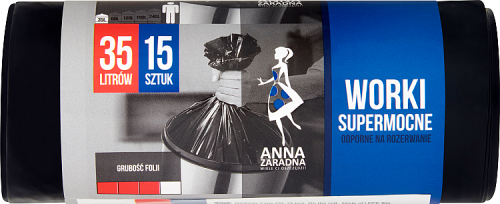 Anna Zaradna Worki na śmieci 35 l 15 sztuk