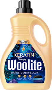 Woolite Keratin Therapy Płyn do prania czerń ciemne kolory & jeans 1,8 l (30 prań)