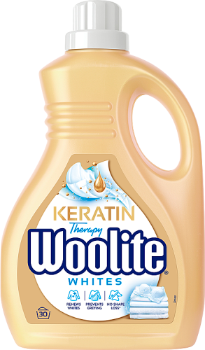 Woolite Keratin Therapy Płyn do prania do bieli i jasnych kolorów 1,8 l (30 prań)