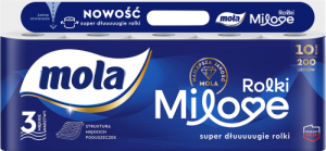 Mola Papier toaletowy rolki milove 10 rolek