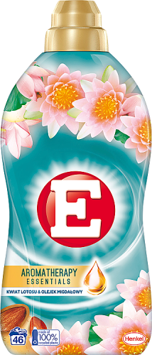 E Aromatherapy Essentials Płyn do tkanin kwiat lotosu &amp; olejek migdałowy 1012 ml (46 prań)