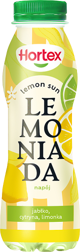 Hortex Lemoniada Napój jabłko cytryna limonka 400 ml (plus KAUCJA)