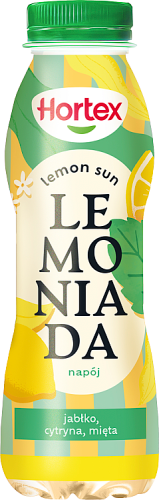 Hortex Lemoniada Napój jabłko cytryna mięta 400 ml (plus KAUCJA)