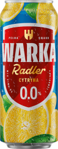 Warka Radler Mix piwa 0 % i lemoniady cytryna 500 ml (plus KAUCJA)