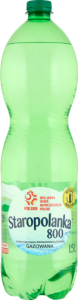 Staropolanka 800 Naturalna woda mineralna średniozmineralizowana gazowana 1,5 l (plus KAUCJA)