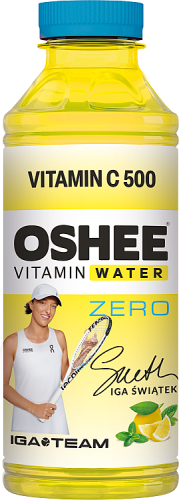 Oshee Vitamin Water Zero Napój niegazowany smak cytryna-mięta 555 ml (plus KAUCJA)