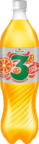 Zbyszko 3 Napój gazowany pomarańcze 1 l (plus KAUCJA)