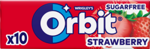 Orbit Strawberry Guma do żucia bez cukru 14 g (10 sztuk)