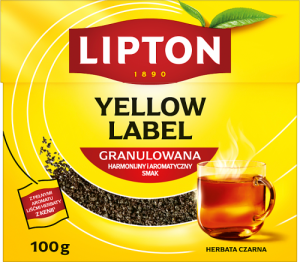 Lipton Yellow Label Herbata czarna granulowana 100 g