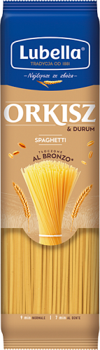 Lubella Orkisz &amp; Durum Makaron spaghetti 400 g