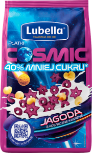 Lubella Cosmic Płatki jagoda & kosmiczne kamienie 350 g