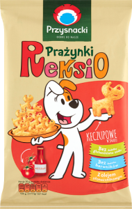 Przysnacki Reksio Prażynki keczupowe w smaku 90 g