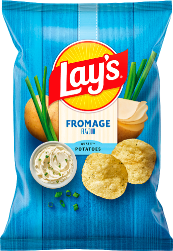 Lay's Chipsy ziemniaczane o smaku śmietankowego serka z ziołami 130 g