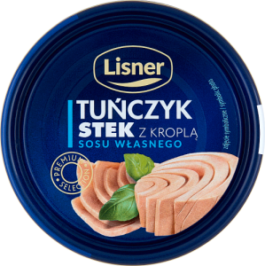 Lisner Tuńczyk stek z kroplą sosu własnego 120 g