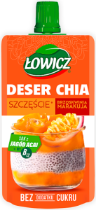 Łowicz Deser chia brzoskwinia marakuja 120 g