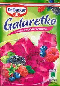 Dr. Oetker Galaretka o smaku owoców leśnych 72 g